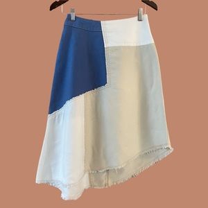 Anthropologie - Holding Horses Frida Patchwork Skirt - Size 0